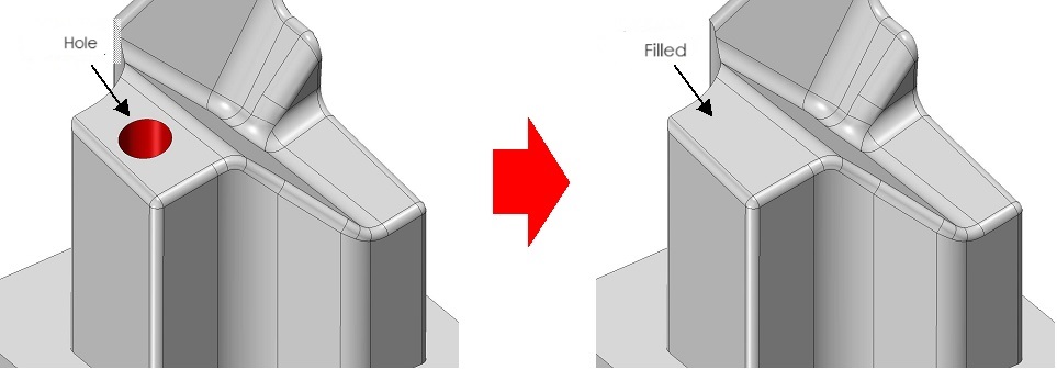 Filling holes